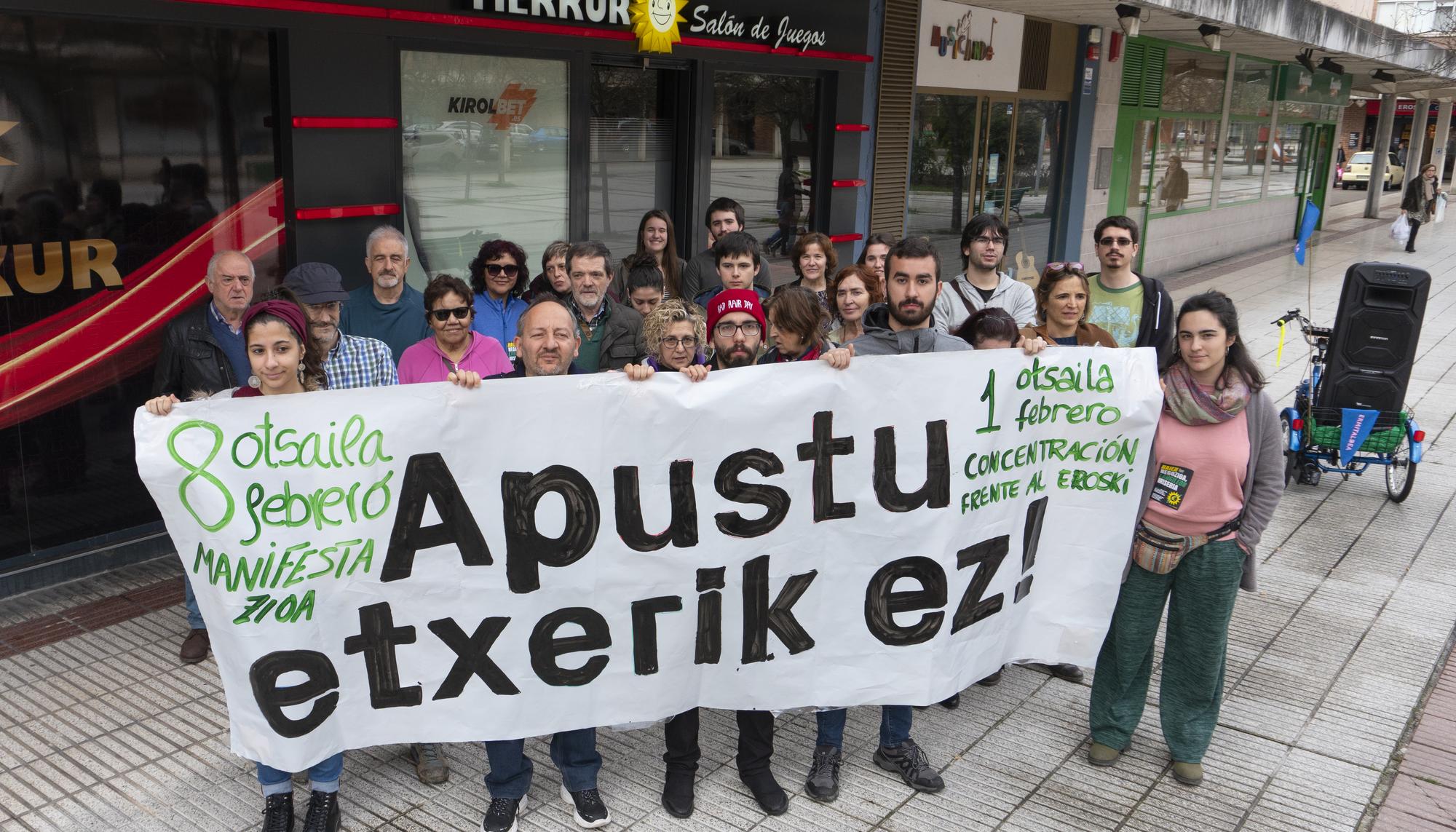 Ermitagaina y Mendebaldea contra las casas de apuestas